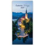 Koledar Čudovita Slovenija 2027 – najlepše lepote Slovenije, slovenske znamenitosti in čudovita slovenska narava.