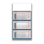 Tridelni špiralni koledar 2026 – Pregledni tridelni špiralni koledarji 2026, idealni za poslovno uporabo in organizacijo časa.