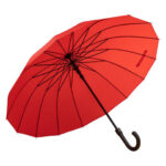 Dežniki 2026 – Kakovostni promocijski dežniki z možnostjo logotipa, elegantni reklamni dežniki z gumi ročajem.