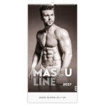 koledar Masculine 2027, goli moški Masculine, koledarji moški Masculine 2027