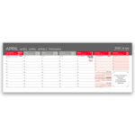 Namizni ležeči koledar – Pozitivne misli 2026 – Inspirativni namizni koledarji 2026 z lepimi mislimi, praktičen namizni koledar za pisalno mizo.