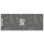 Namizni ležeči koledar – Pozitivne misli 2026 – Motivacijski namizni koledarji 2026 za večjo produktivnost, estetski namizni koledar za delo in dom.