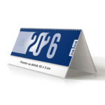 Namizni pokončni koledar poslovni 2026 – Estetsko oblikovan namizni koledarji 2026, uporaben namizni pokončni koledar za pisarne in dom.