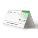 Namizni pokončni koledar poslovni 2026 – Praktičen namizni koledarji 2026 z mesečnim pregledom, funkcionalen namizni pokončni koledar za pisarne.