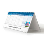 Namizni pokončni koledar – s sliko 2026 – Navdihujoči namizni koledarji 2026 za pisarne in dom, pregledni namizni ležeči koledarji 2026.