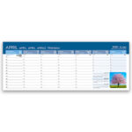 Namizni pokončni koledar – s sliko 2026 – Navdihujoči namizni koledarji 2026 za pisarne in dom, pregledni namizni ležeči koledarji 2026.