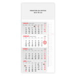 štirimesečni-koledar -s-planerjem 2026 – štiridelni barvni koledar za domačo ali pisarniško uporabo, praktičen in eleganten.