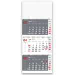 Tridelni špiralni koledar poslovni 2026 – Pregledni tridelni koledarji 2026 s špiralno vezavo, primeren kot tridelni poslovni koledar za pisarne.