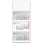 Tridelni špiralni koledar poslovni 2026 – Moderni tridelni špiralni koledarji 2026 s pregledno zasnovo, klasičen tridelni poslovni koledar za podjetja.