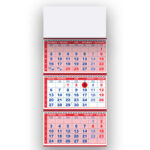 Tridelni špiralni koledar 2026 – Estetski tridelni koledarji 2026 s pregledno zasnovo, praktični špiralni poslovni koledar.