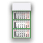 Tridelni špiralni koledar 2026 – Funkcionalni špiralni koledarji 2026 v tridelni izvedbi, pregledni poslovni koledar za vsakodnevno rabo.