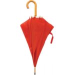 Zeus – eleganten dežnik z avtomatskim odpiranjem in lesenim ročajem, med kakovostnimi dežniki.