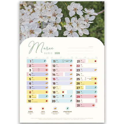 setveni koledar 2026, po mariji Thun