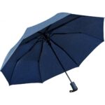 Zložljivi dežnik Cationic – eleganten dežnik z gumiranim ročajem in avtomatskim odpiranjem, del kolekcije dežniki.